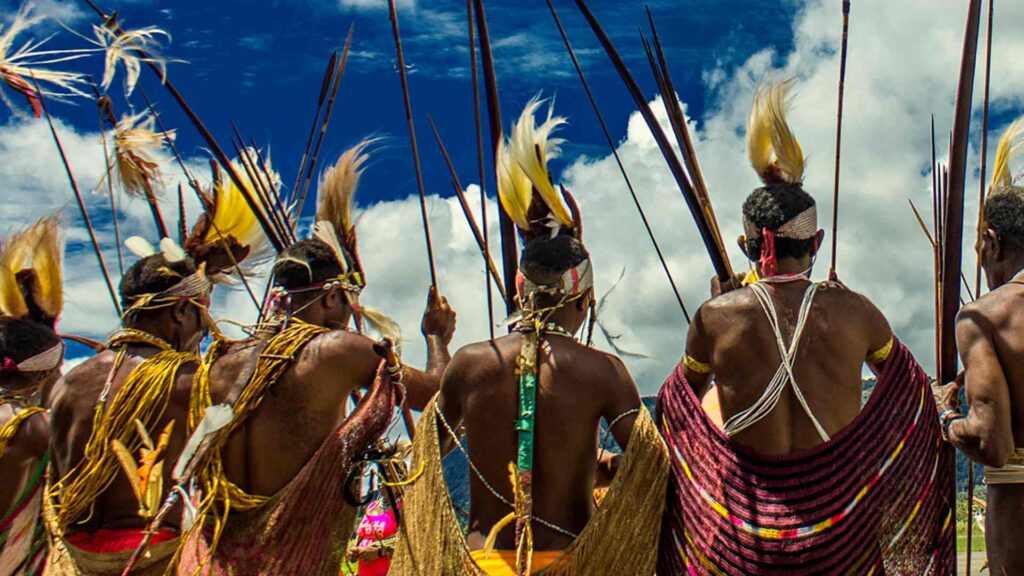 Australian tribal people