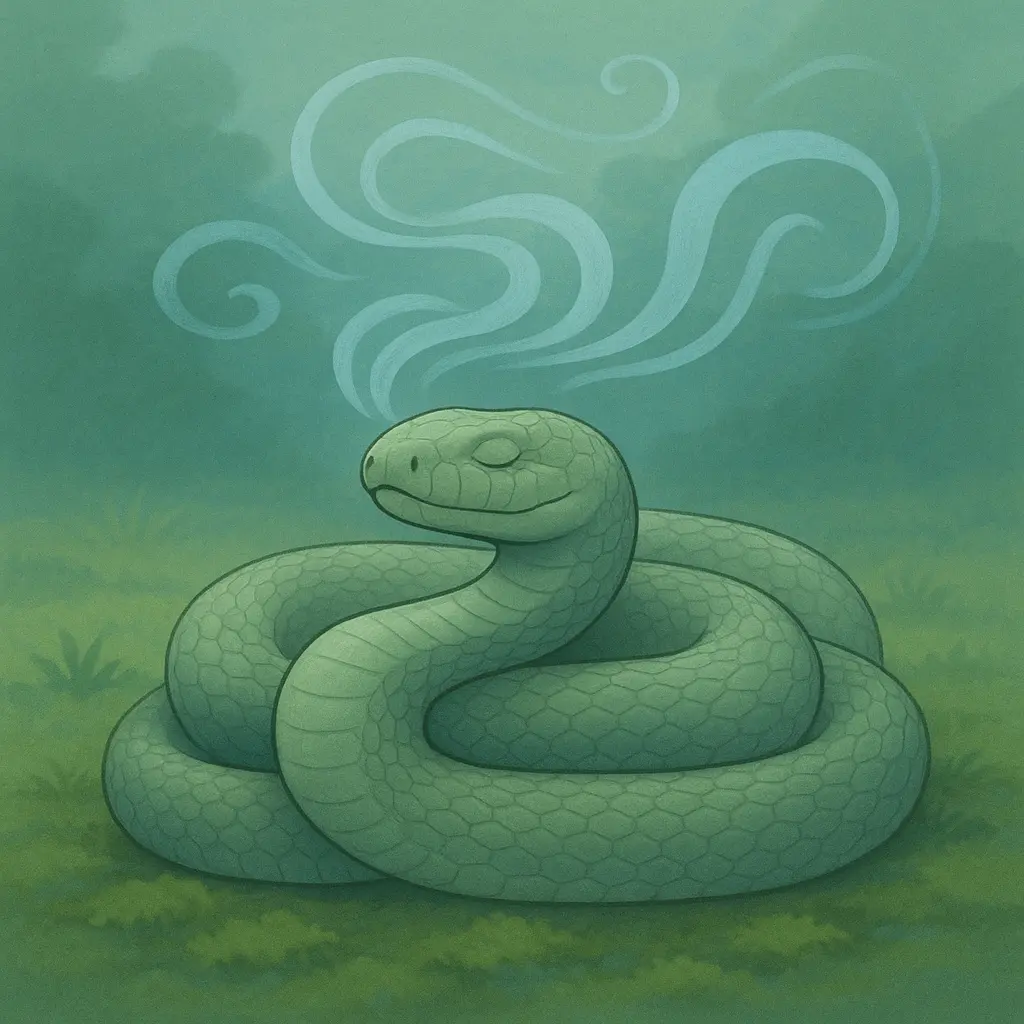 stress relief in snakes through yawning