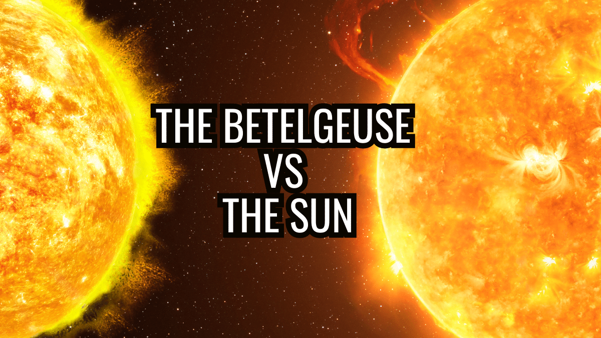 betelgeuse compared to the sun