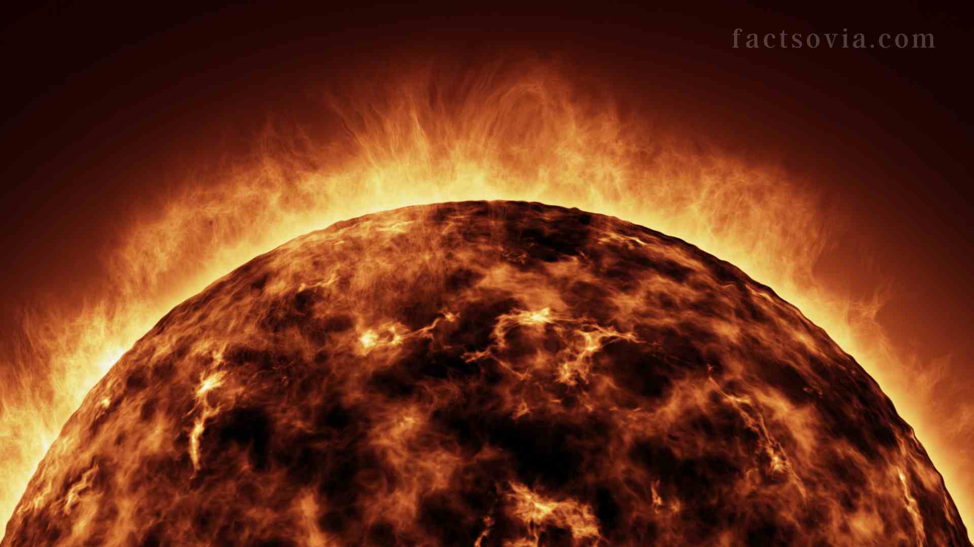 the big surface area of the sun