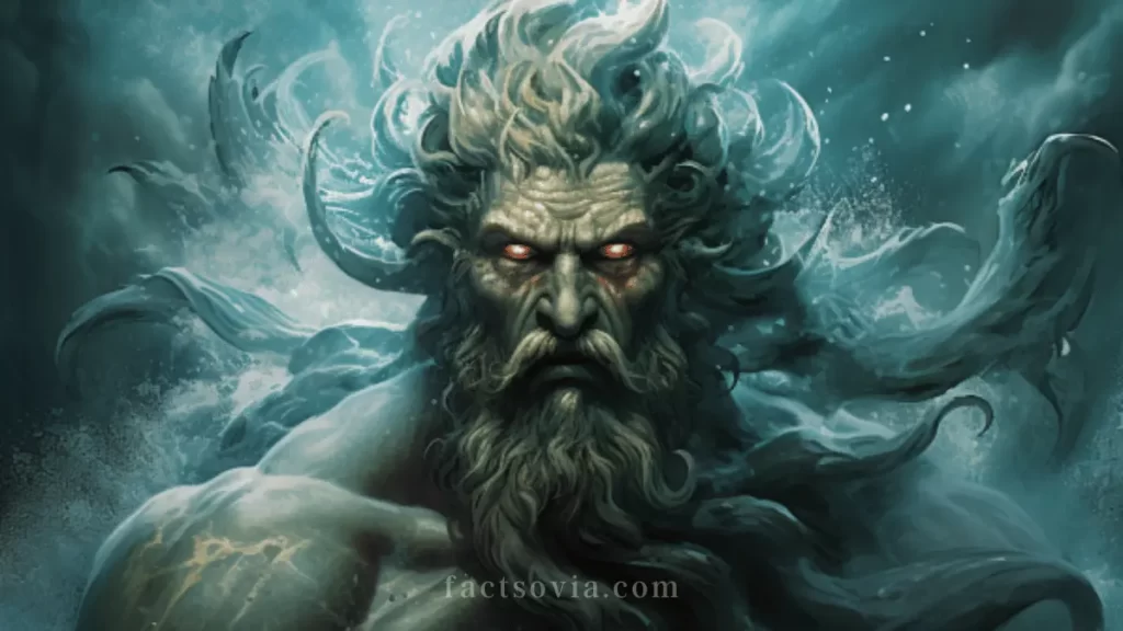 Neptune the Roman god of the sea