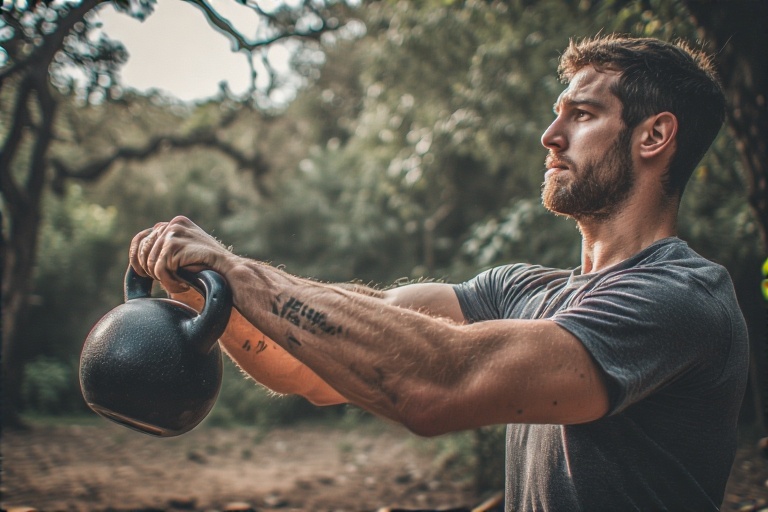 Kettlebell exercise