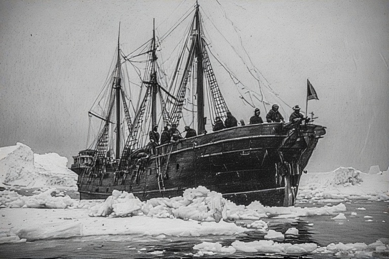 the trapped endurance ship