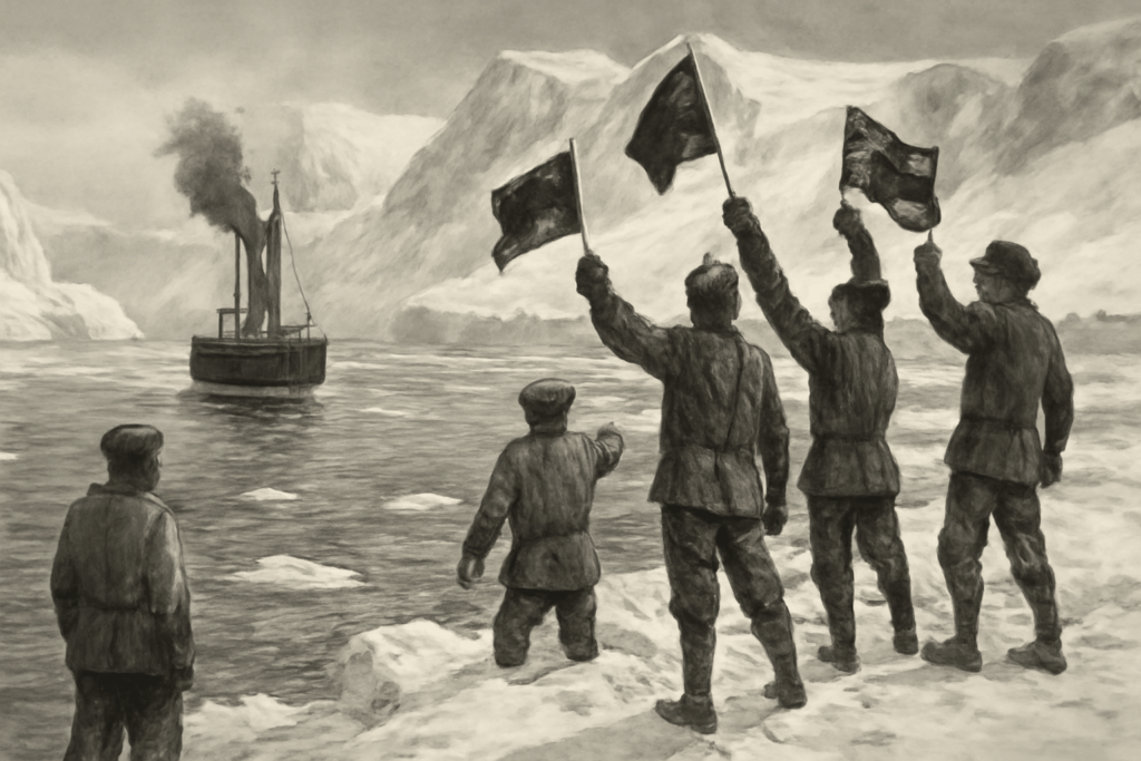 The rescue of the crew members of endurance by Ernest Shackleton